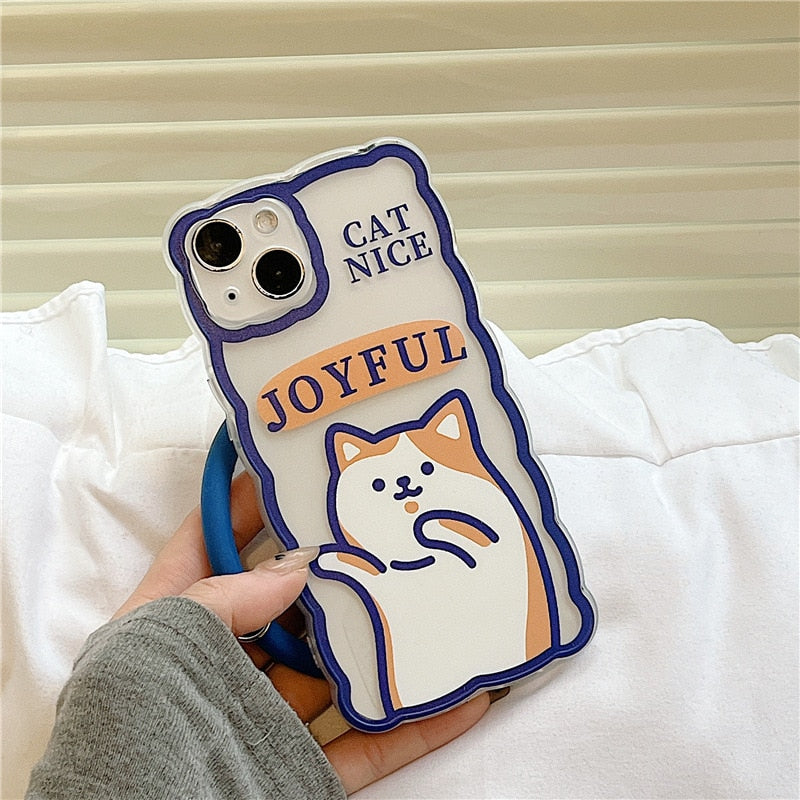 iPhone Happy Cat Phone Case - Cat Phone Case