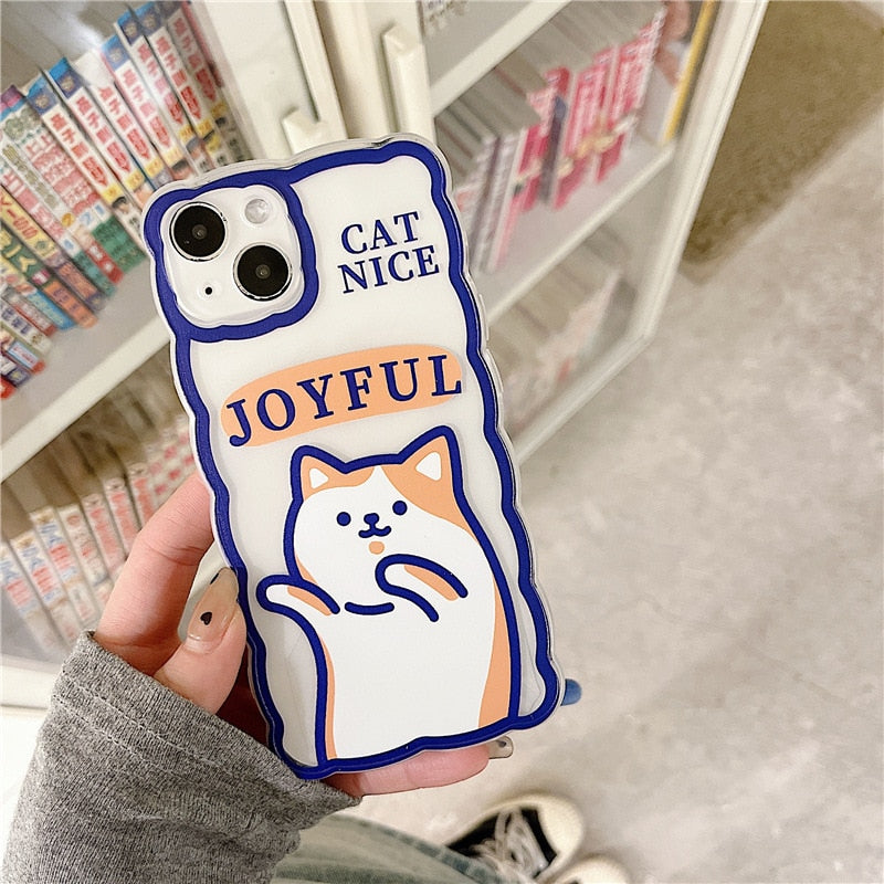 iPhone Happy Cat Phone Case - Cat Phone Case