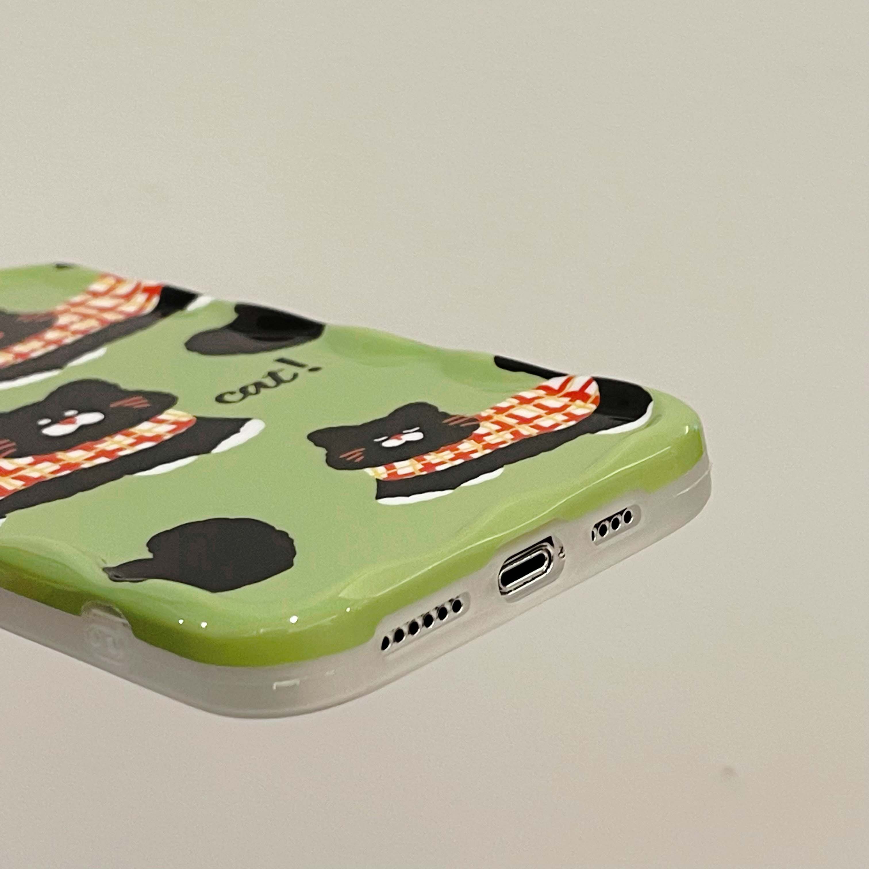 iPhone Matcha Cat Phone Case - Cat Phone Case