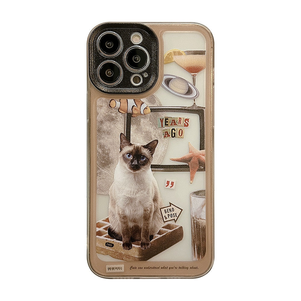 iPhone Siamese Cat Phone Case - Cat Phone Case