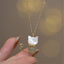 Jade Cat Necklace - Hetian Jade - Cat necklace