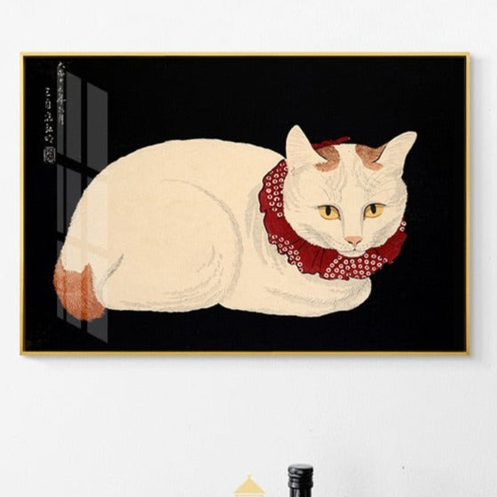 Japanese Cat Painting