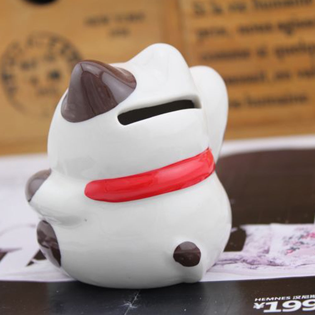 Japanese Lucky Cat Piggy Bank