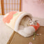 Kawaii Cat Bed - Pink