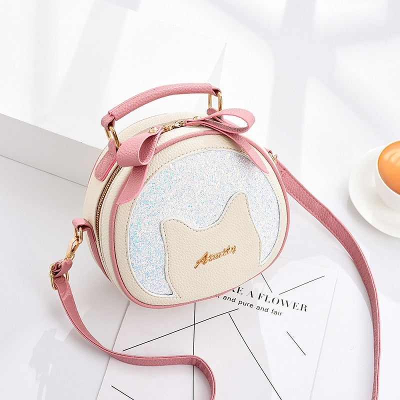 Kawaii Cat Handbag - Pink - Cat Handbag