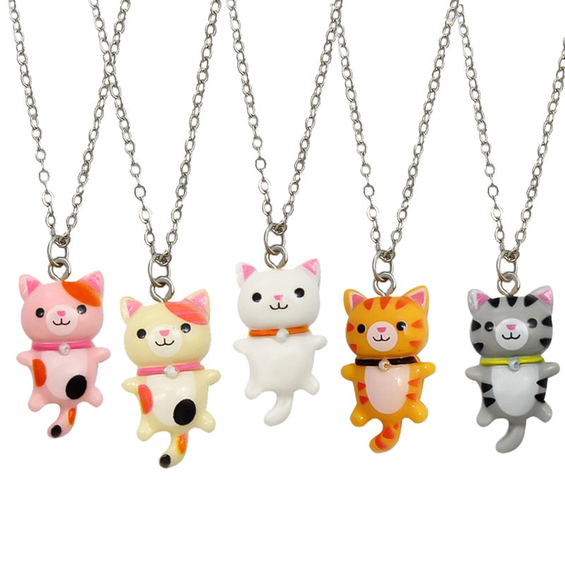 Kawaii Cat Necklace - Cat necklace