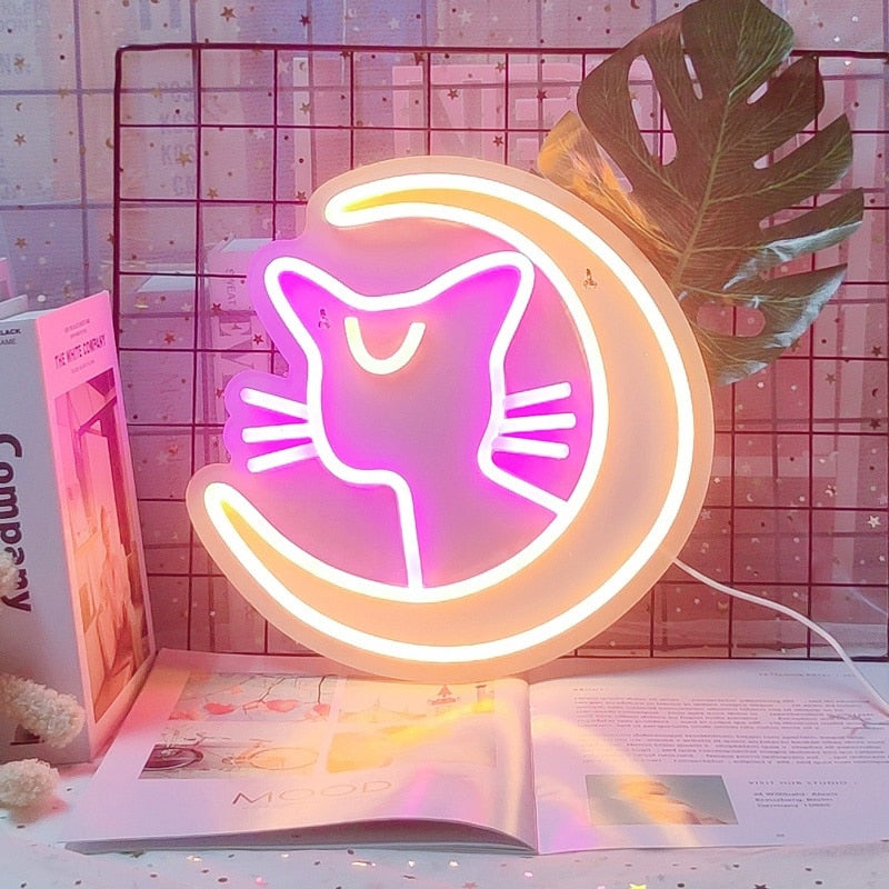 Kawaii Cat Night Light - Cat