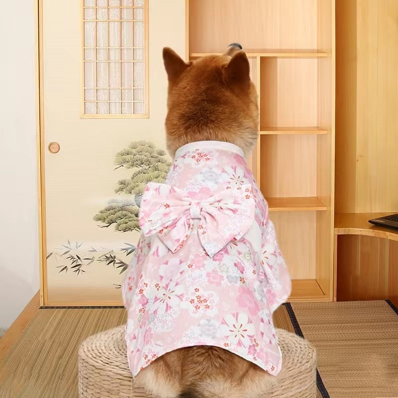Kimono Clothes for Cats - Pink / XS - Clothes for cats