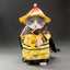 King Costume for Cats - Gold / S