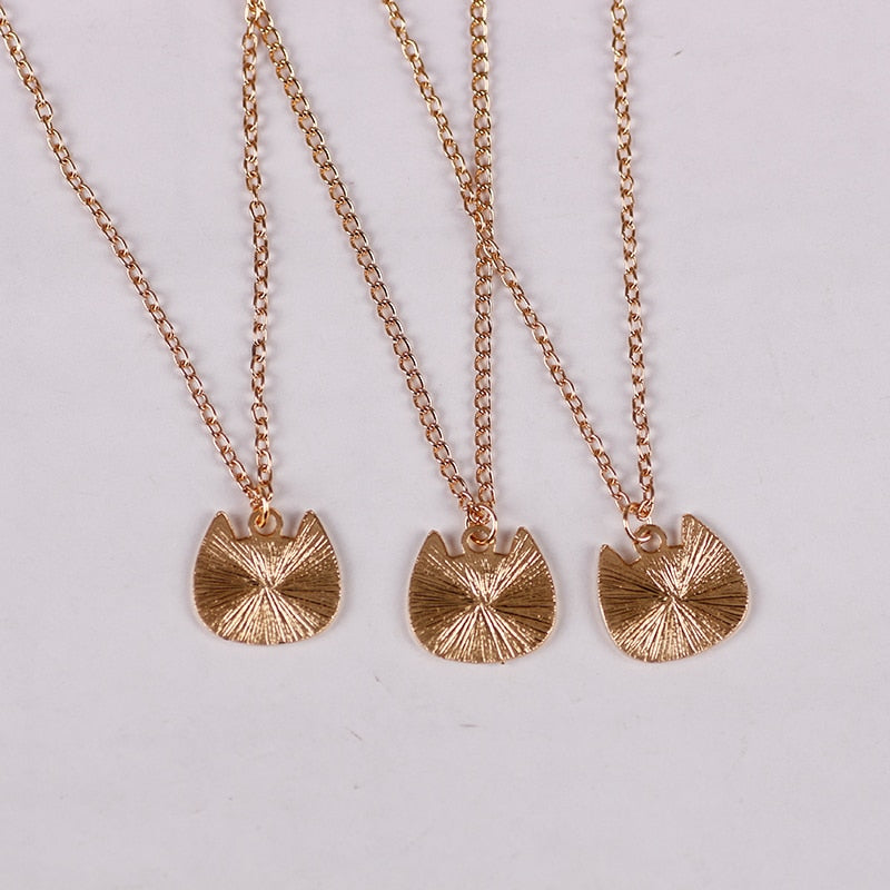 Kitty Cat Necklace - Cat necklace