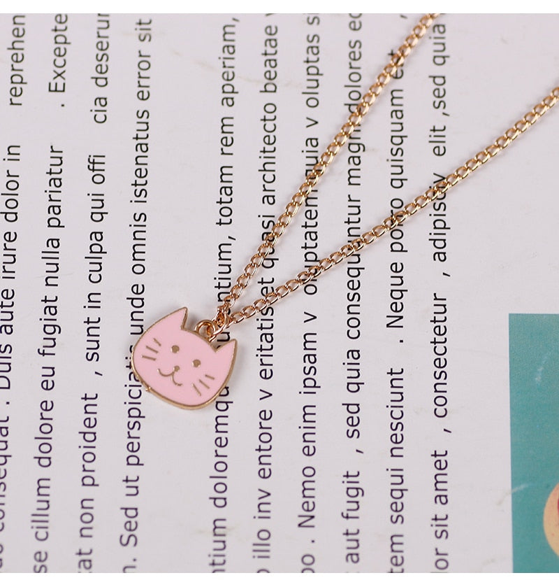 Kitty Cat Necklace - Cat necklace