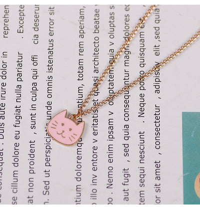 Kitty Cat Necklace - Cat necklace