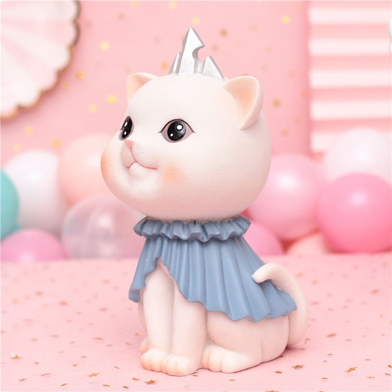 Kitty Cat Piggy Bank - Blue