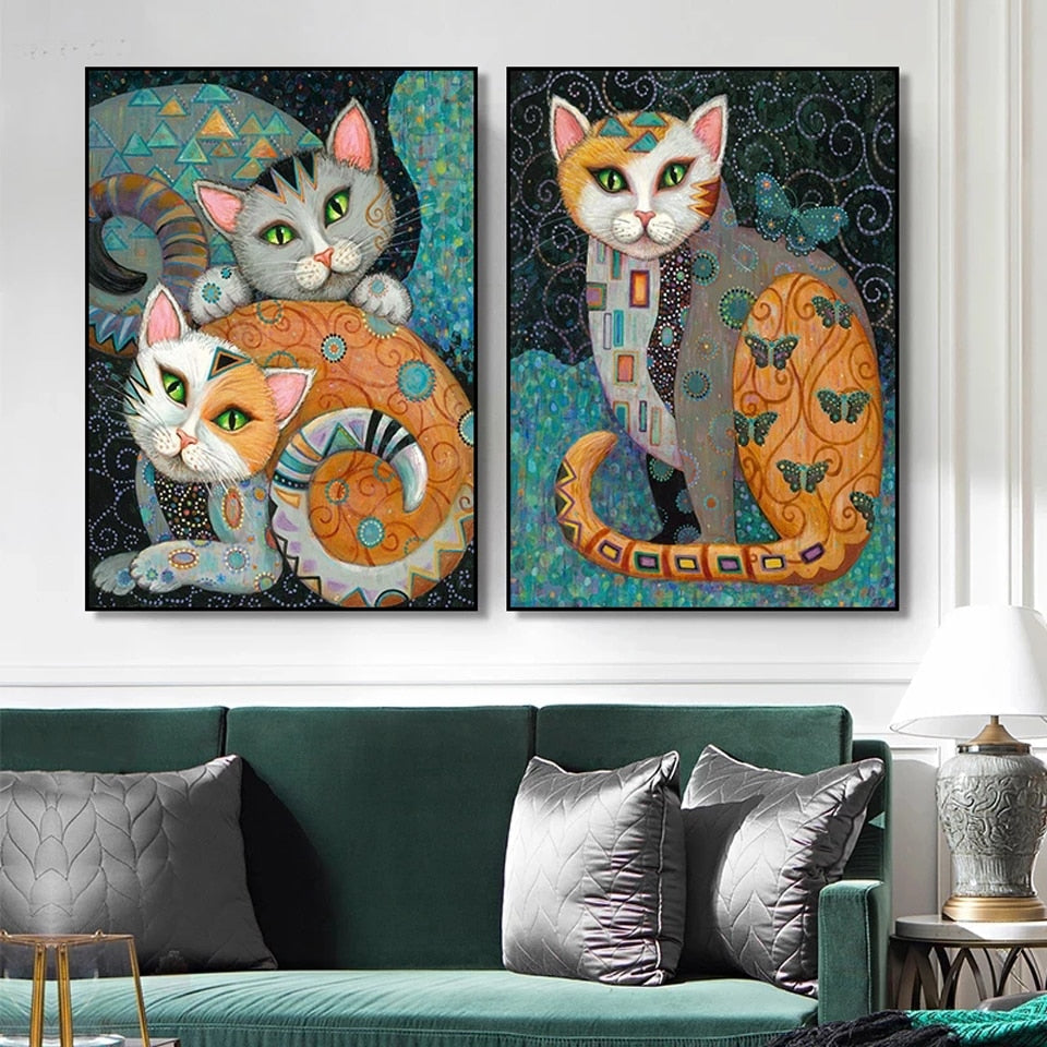 Kitty Cat Posters - Cat poster