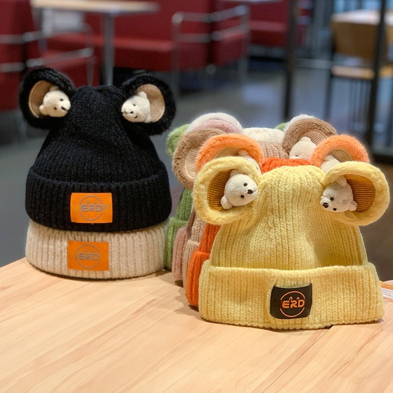 Korean Cat Beanie - Cat beanie