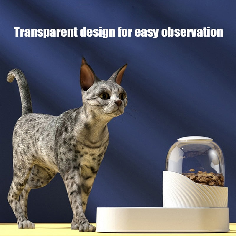 Large Automatic Food Dispenser Cat - automatic cat food