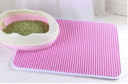 Large Cat Litter mat - Pink / 55X75CM - Large Cat Litter mat