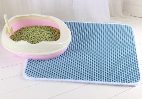 Large Cat Litter mat - Blue / 55X75CM - Large Cat Litter mat