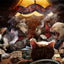 Large Cat Wall Art - 20X30cm Unframed / Black