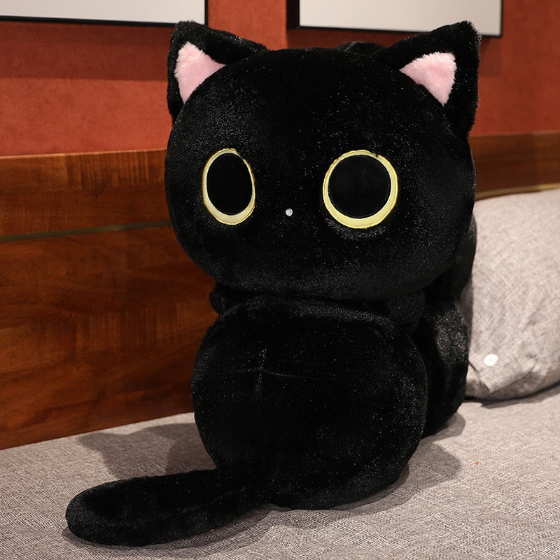 Long Black Cat Plush