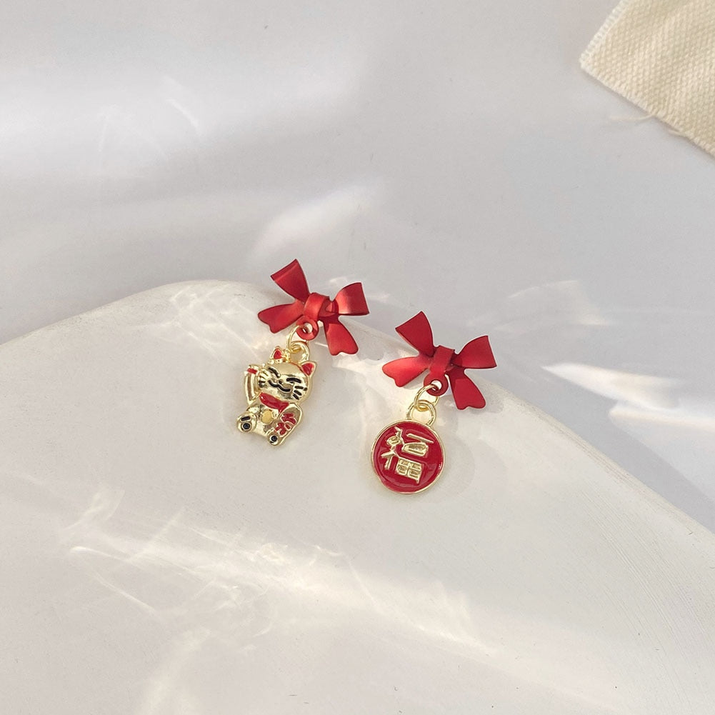 Lucky Cat Earrings - Cat earrings