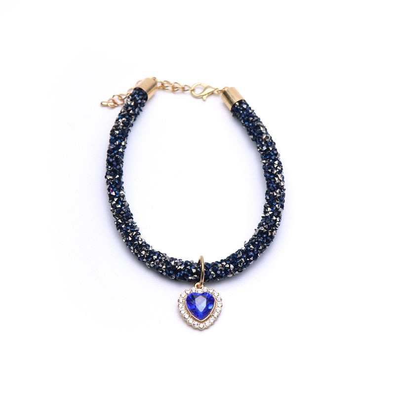 Luxury Cat Collars - Navy Blue / S (20-25cm) - Cat collars