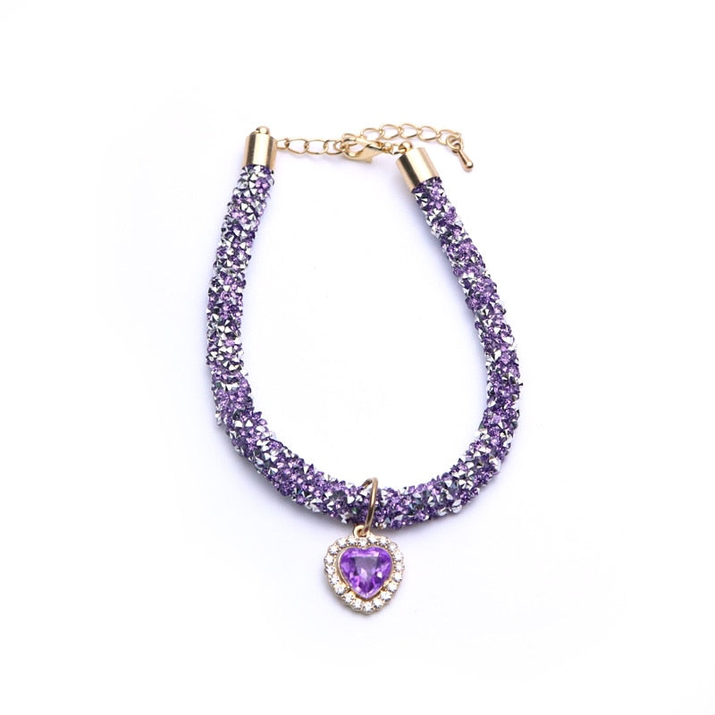 Luxury Cat Collars - Purple / S (20-25cm) - Cat collars