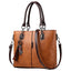 Luxury Cat Handbag - Brown Tassel Bag / 31 x 13 x 24cm - Cat