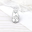 Lying Cat Enamel pin - F*ck