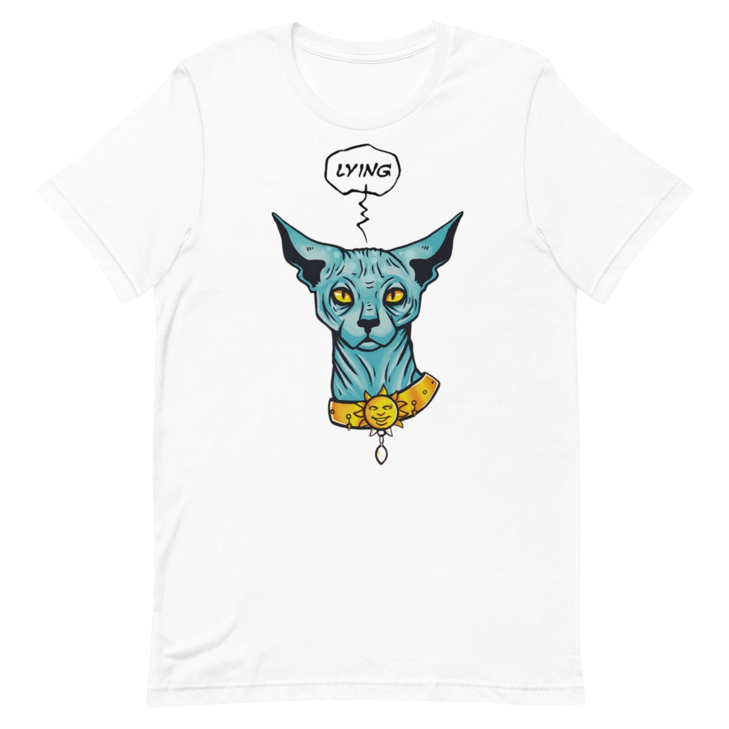 Lying cat shirt