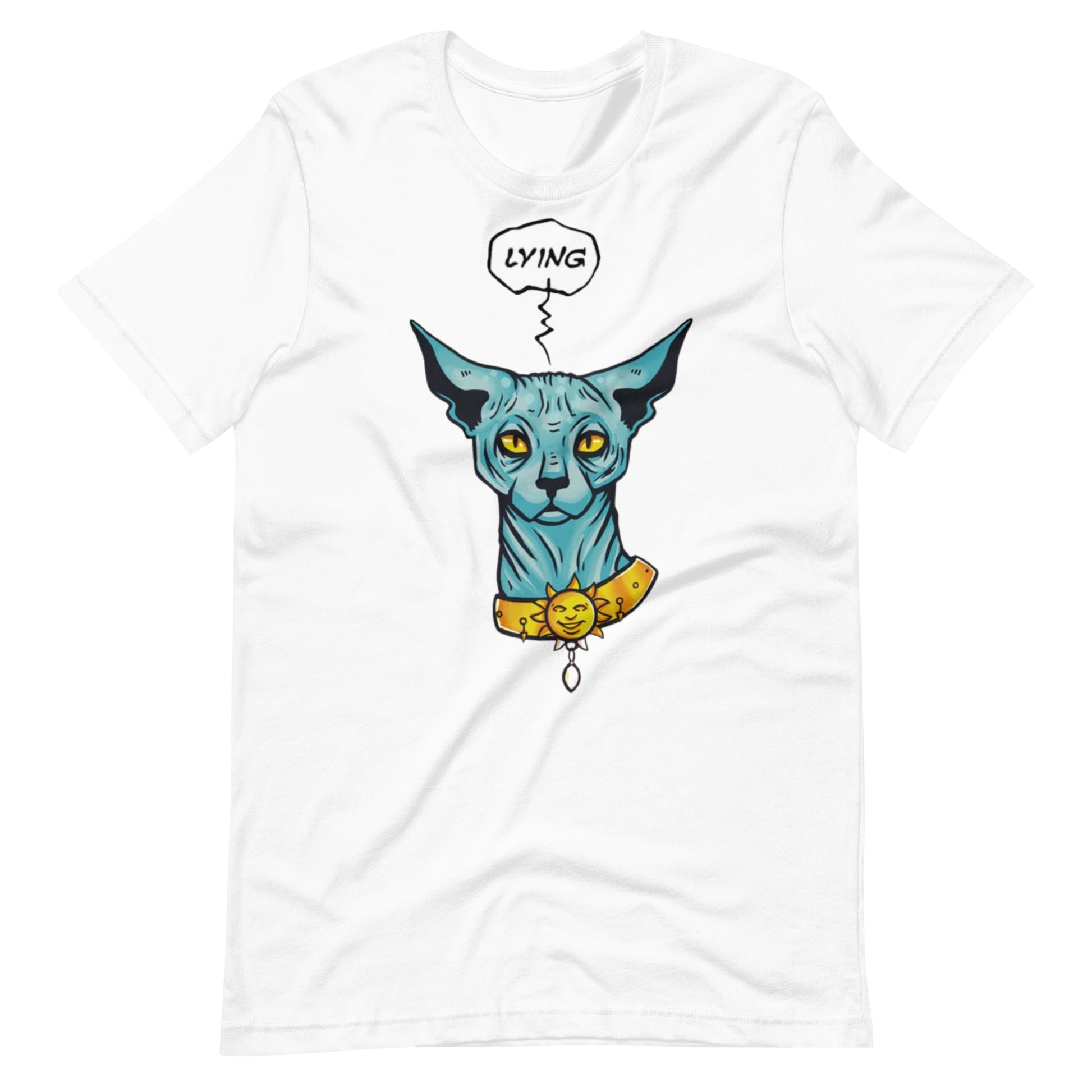 Lying cat shirt