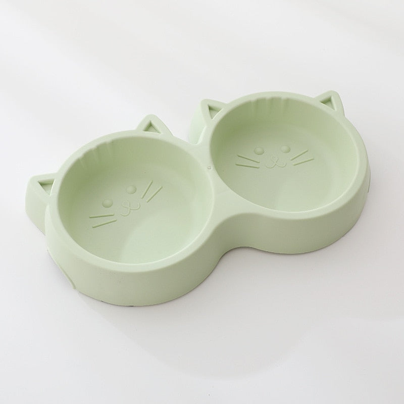Macaroon Cat Bowl - Green - Cat Bowls