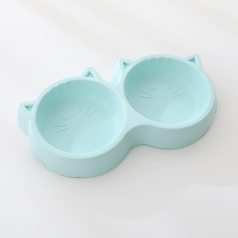 Macaroon Cat Bowl - Blue - Cat Bowls
