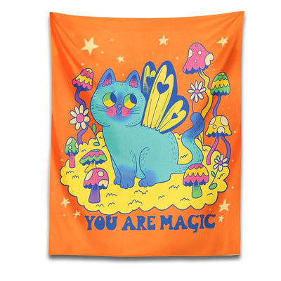Magic Cat Tapestry - Cat Tapestry