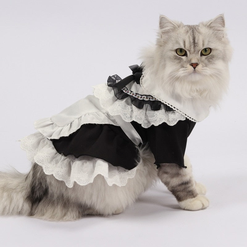 Maid Dress Clothes for Cats - Clothes for cats