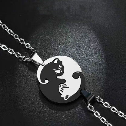 Matching Cat Necklace - Cat necklace