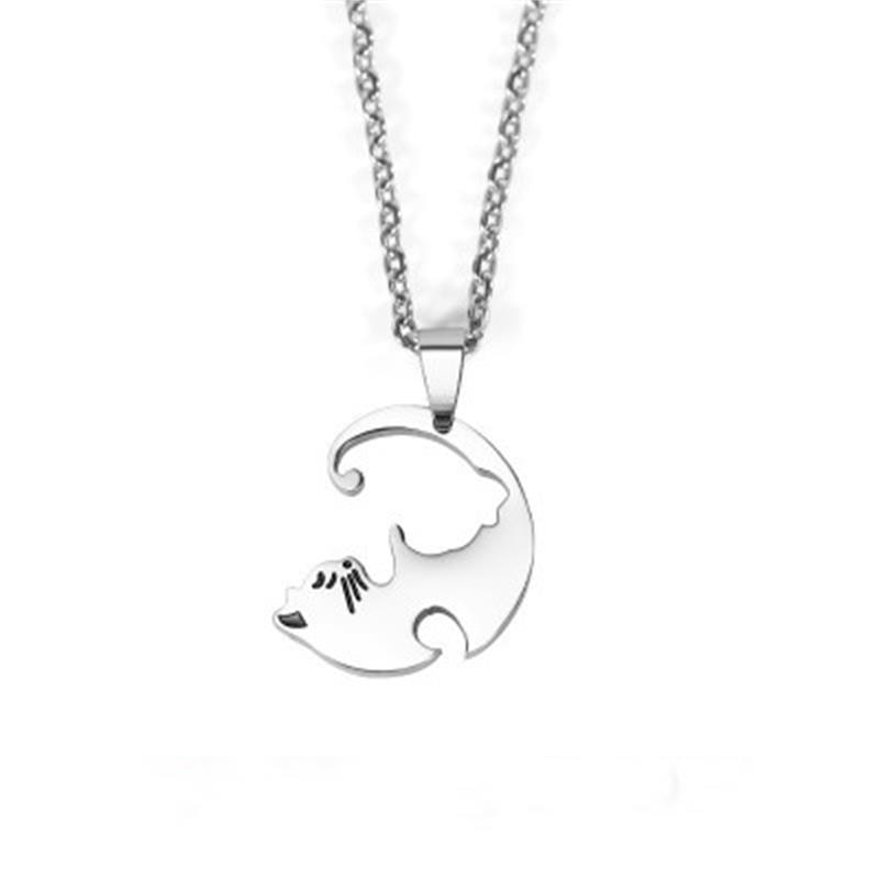 Matching Cat Necklace - Cat necklace