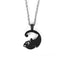 Matching Cat Necklace - Cat necklace