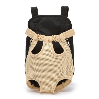 Mesh Cat Carrier Backpack - Beige / S - Mesh Cat Carrier