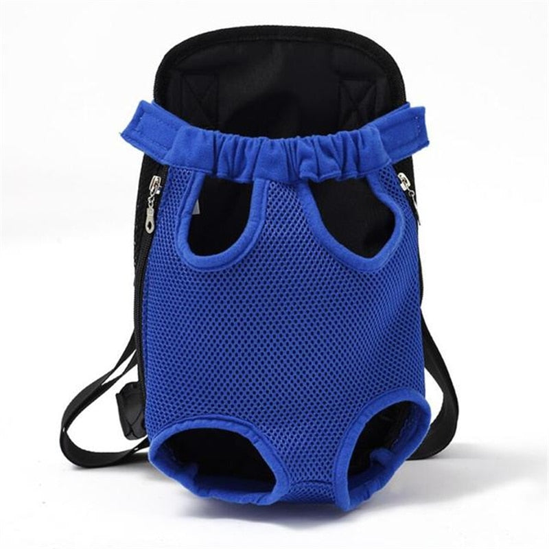 Mesh Cat Carrier Backpack - Blue / S - Mesh Cat Carrier