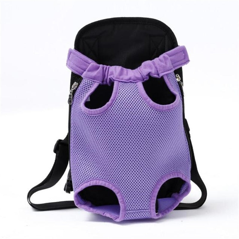 Mesh Cat Carrier Backpack - Purple / S - Mesh Cat Carrier