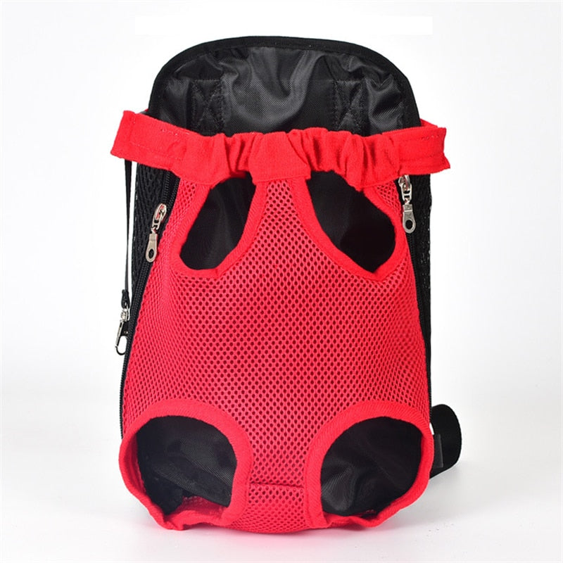 Mesh Cat Carrier Backpack - Red / S - Mesh Cat Carrier