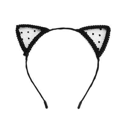 Metal Cat Ear Headband - 05 - Metal Cat Ear Headband