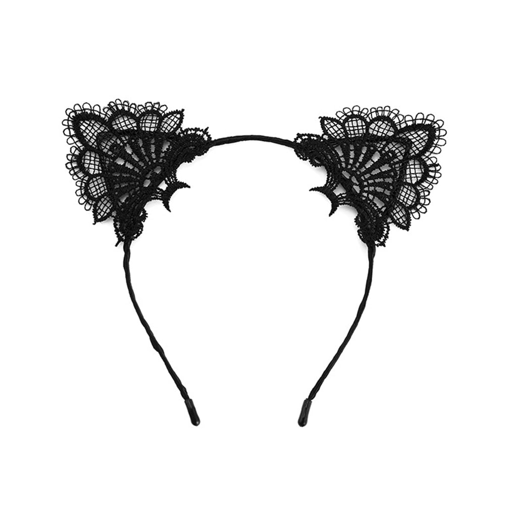 Metal Cat Ear Headband - 01 - Metal Cat Ear Headband