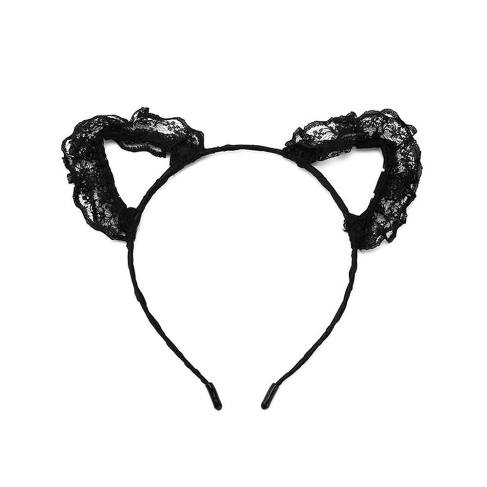 Metal Cat Ear Headband - 03 - Metal Cat Ear Headband