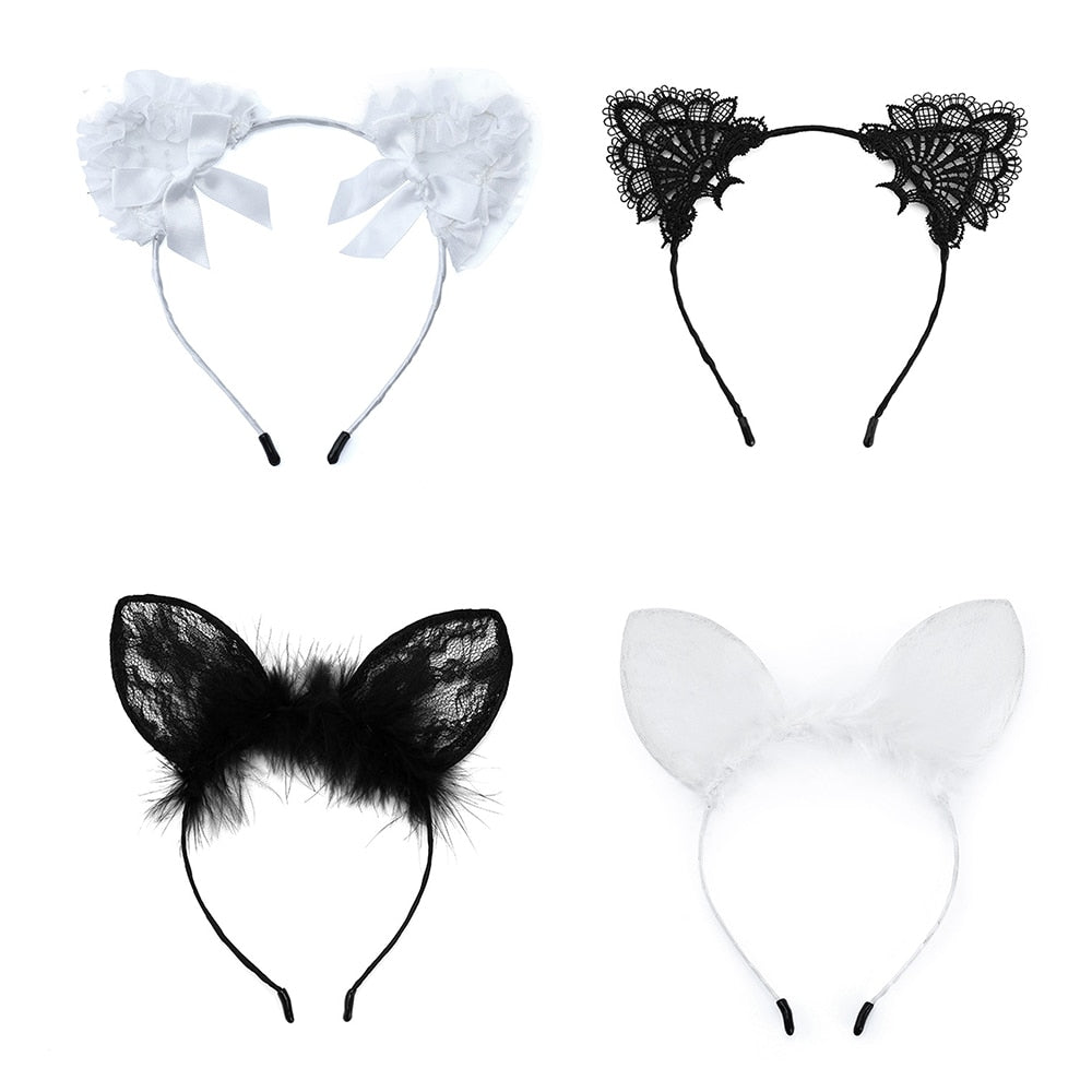 Metal Cat Ear Headband - Metal Cat Ear Headband