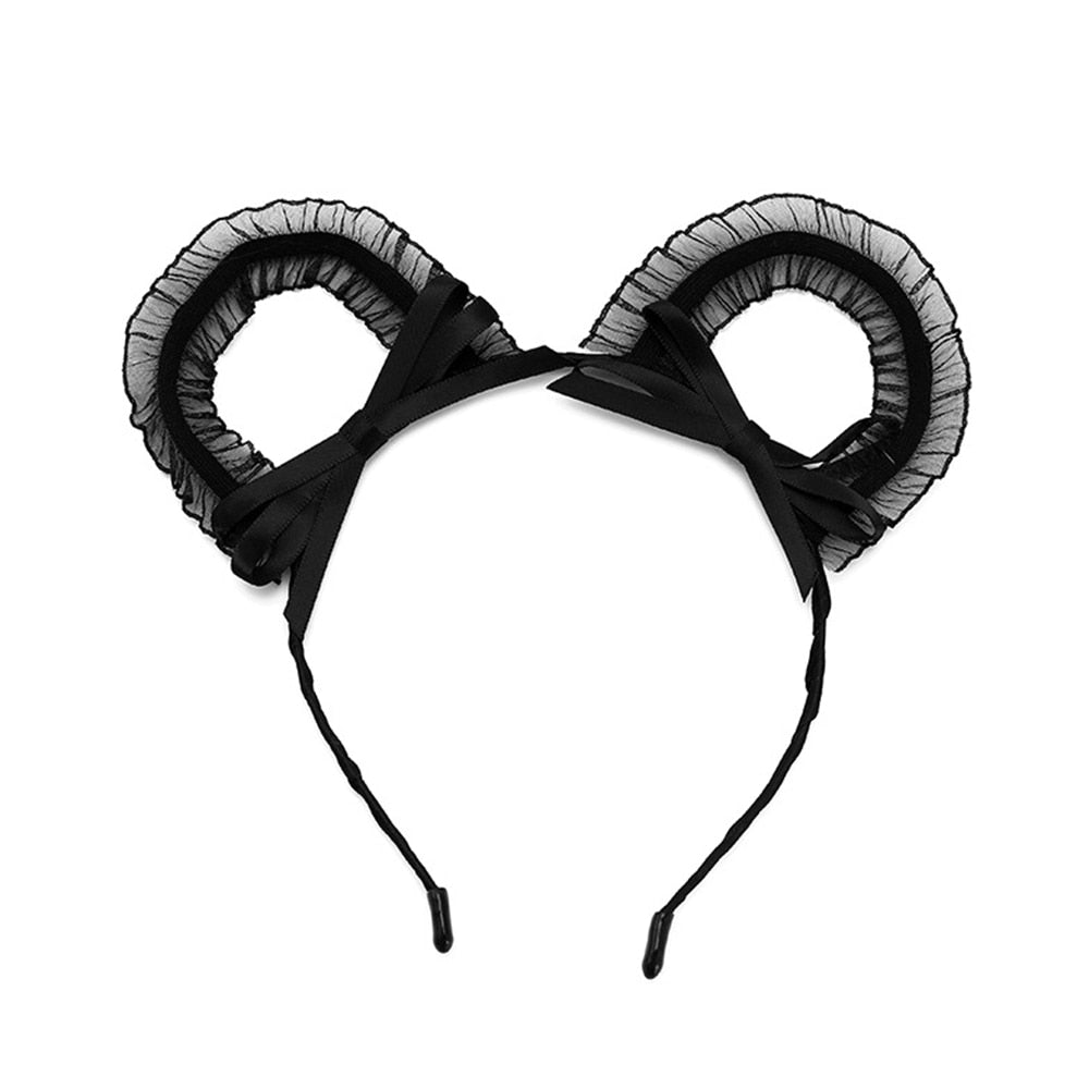 Metal Cat Ear Headband - 10 - Metal Cat Ear Headband
