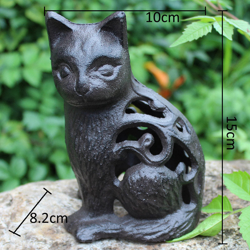 Metal Cat Statue