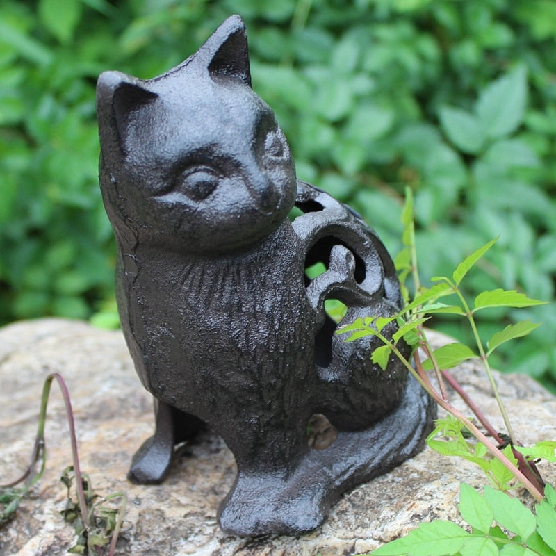 Metal Cat Statue