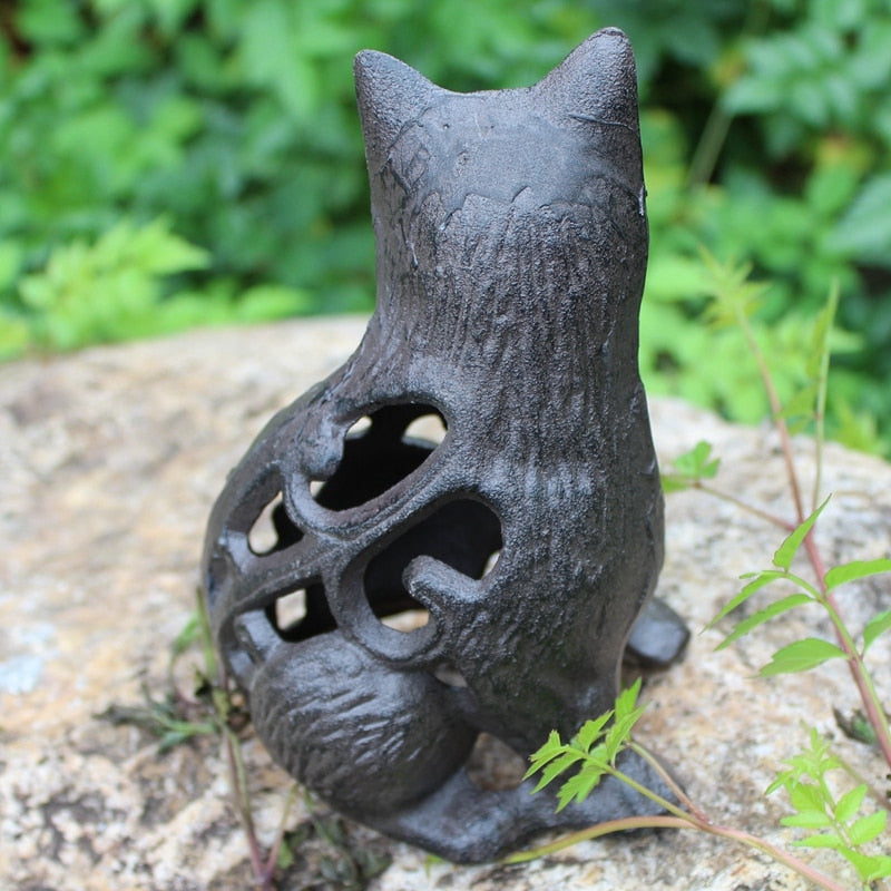 Metal Cat Statue